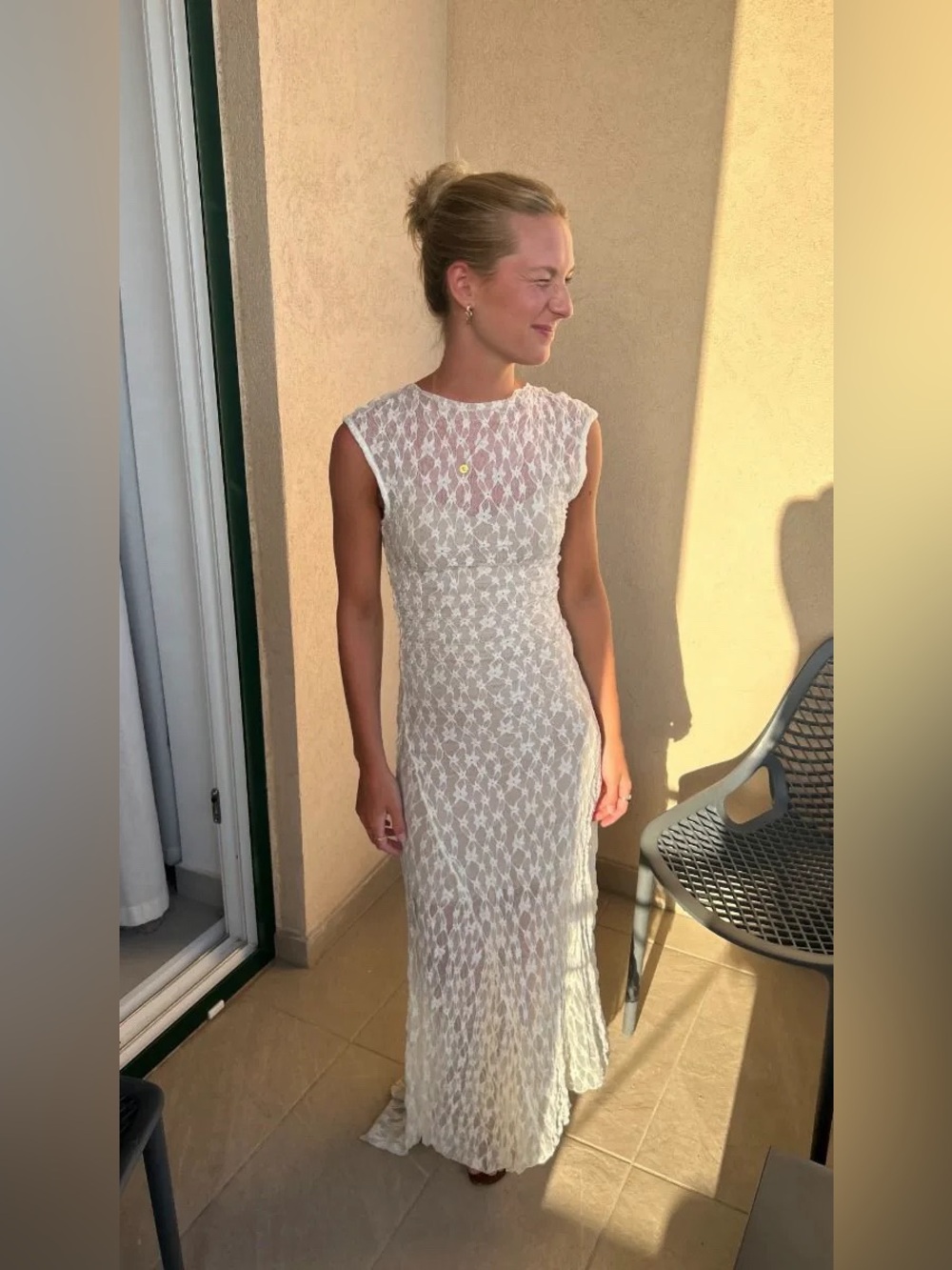 ZARA LACE MAXI DRESS